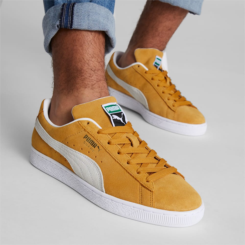 Puma Suede Classic XXI Sneakers - Honey Mustard-White