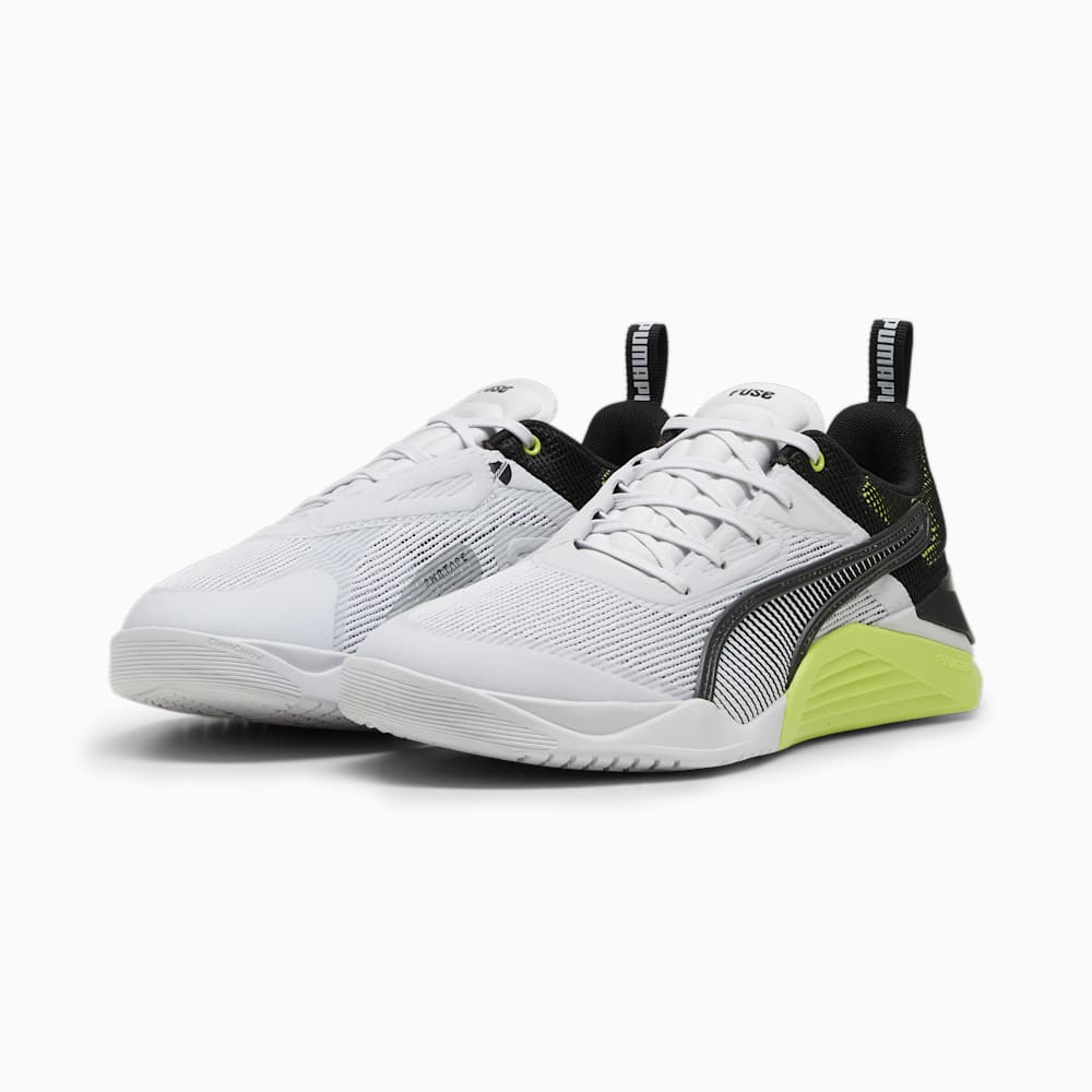 Puma Fuse 3.0 Training Shoes - Silver Mist-Lime Pow-Black