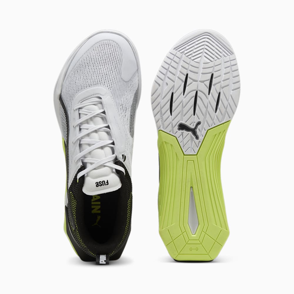 Puma Fuse 3.0 Training Shoes - Silver Mist-Lime Pow-Black