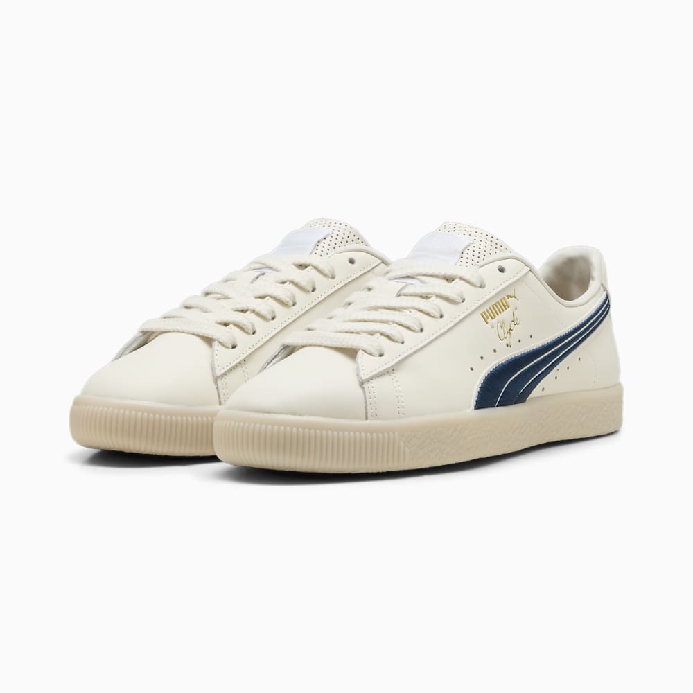 Puma Clyde Classics Sneakers - Warm White-Sedate Gray-Parisian Night