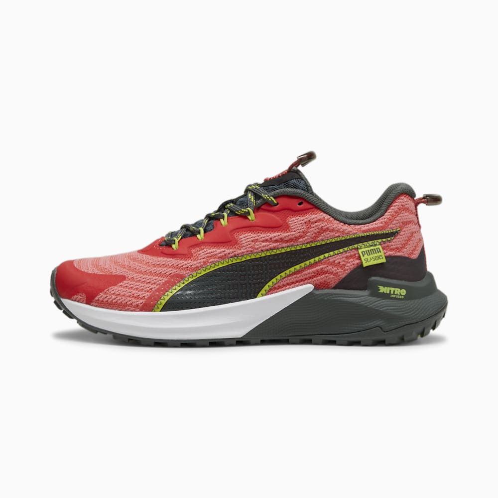 Puma SEASONS Fast-Trac NITRO™ 2 Running Shoes - Active Red-Passionfruit-Mineral Gray