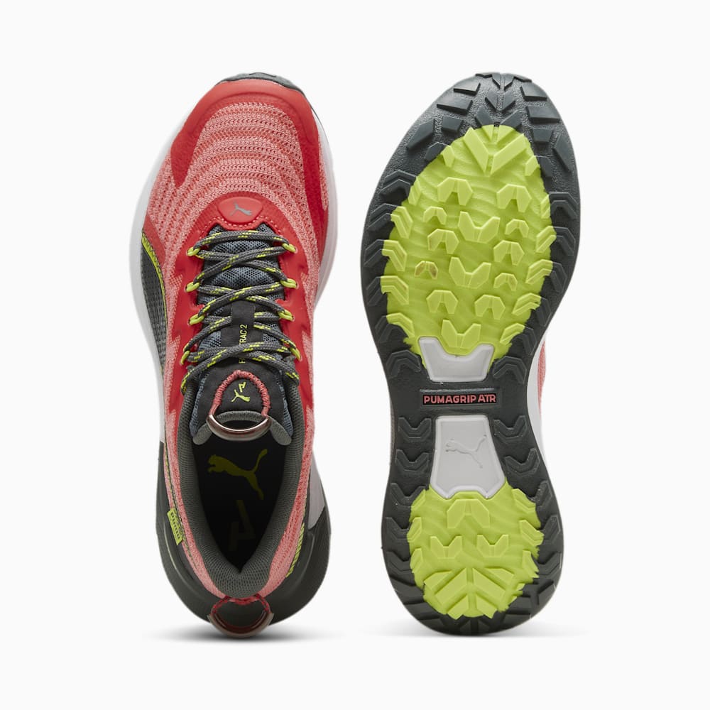 Puma SEASONS Fast-Trac NITRO™ 2 Running Shoes - Active Red-Passionfruit-Mineral Gray