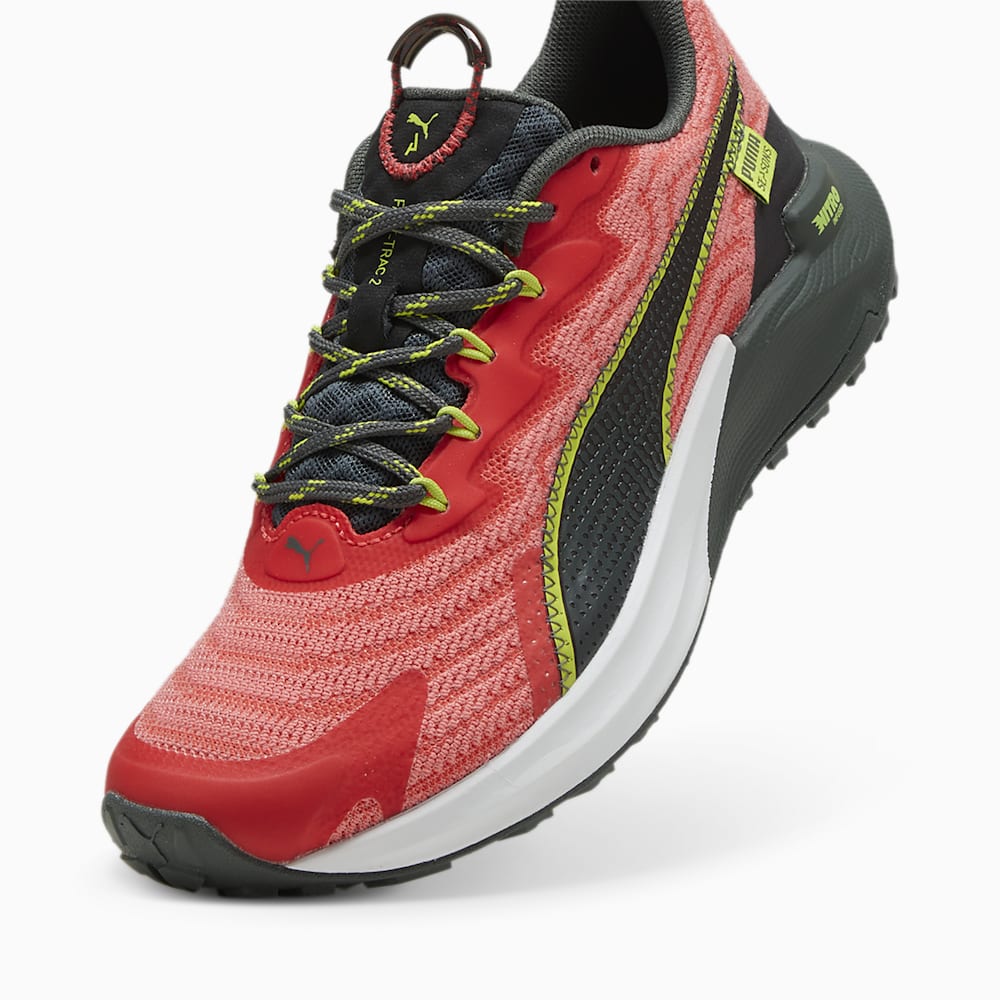 Puma SEASONS Fast-Trac NITRO™ 2 Running Shoes - Active Red-Passionfruit-Mineral Gray