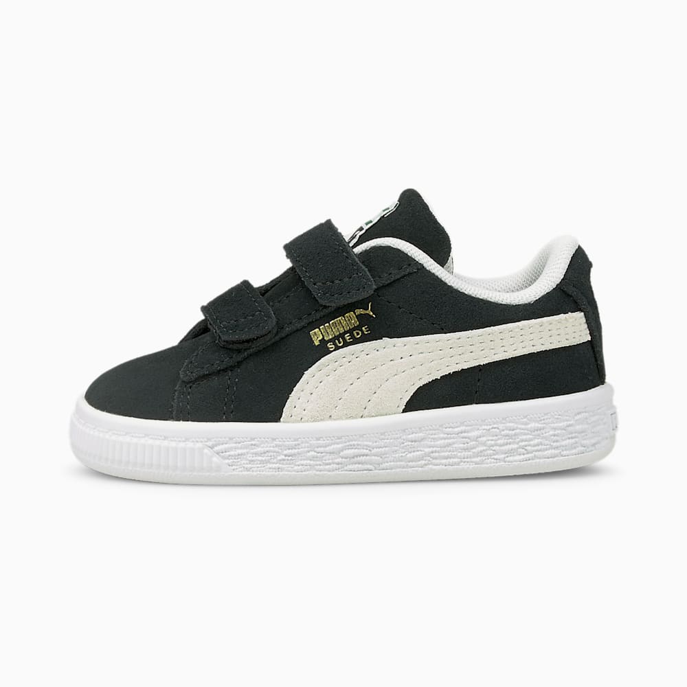 Puma Suede Classic XXI AC Toddler Shoes - Black-White