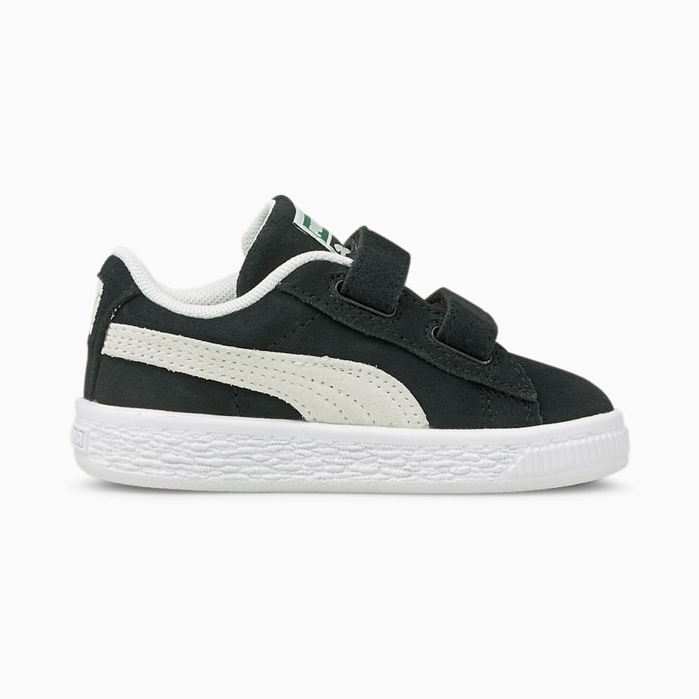 Puma Suede Classic XXI AC Toddler Shoes - Black-White