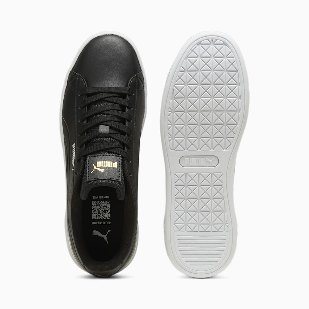 Puma Vikky v3 Metallic Shine Sneakers - Black-Gold-White