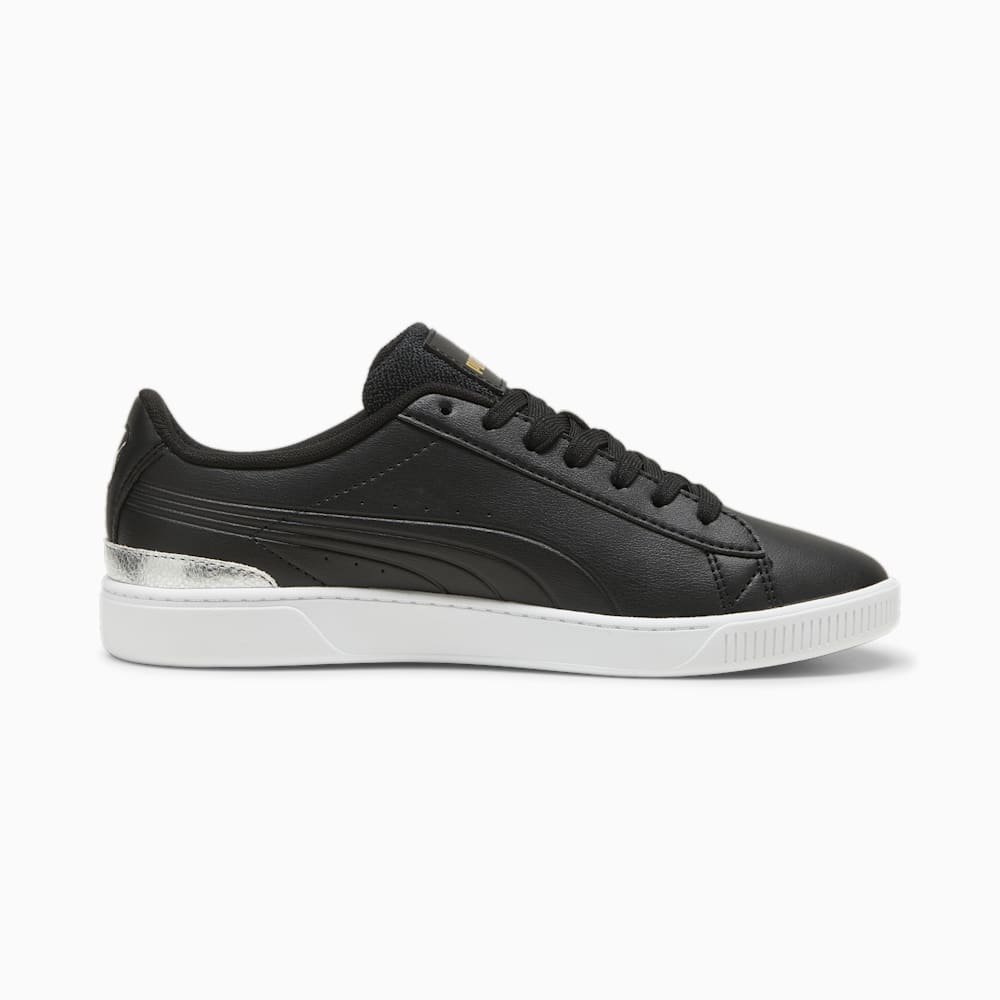 Puma Vikky v3 Metallic Shine Sneakers - Black-Gold-White