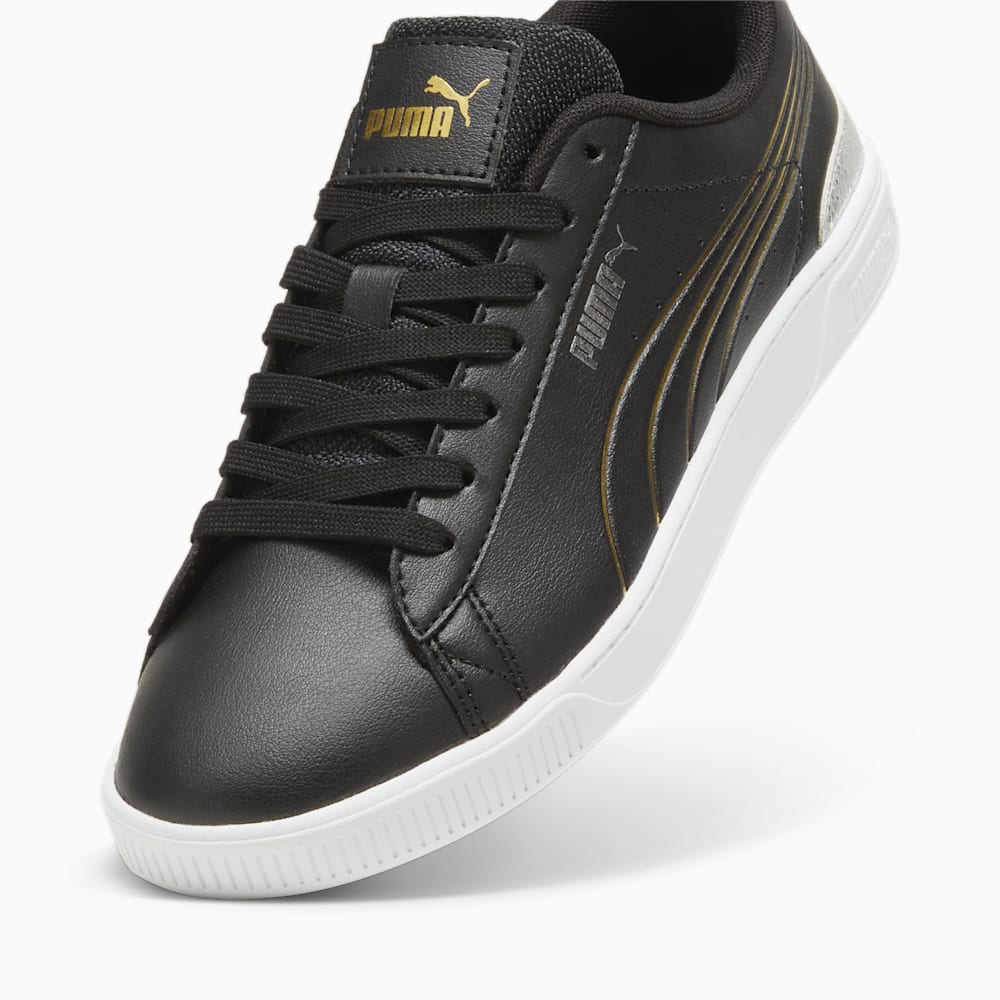 Puma Vikky v3 Metallic Shine Sneakers - Black-Gold-White