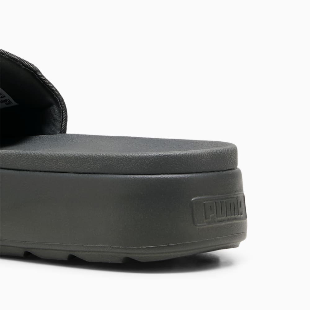 Puma Karmen Drama Slides - Mineral Gray-Stormy Slate-Black