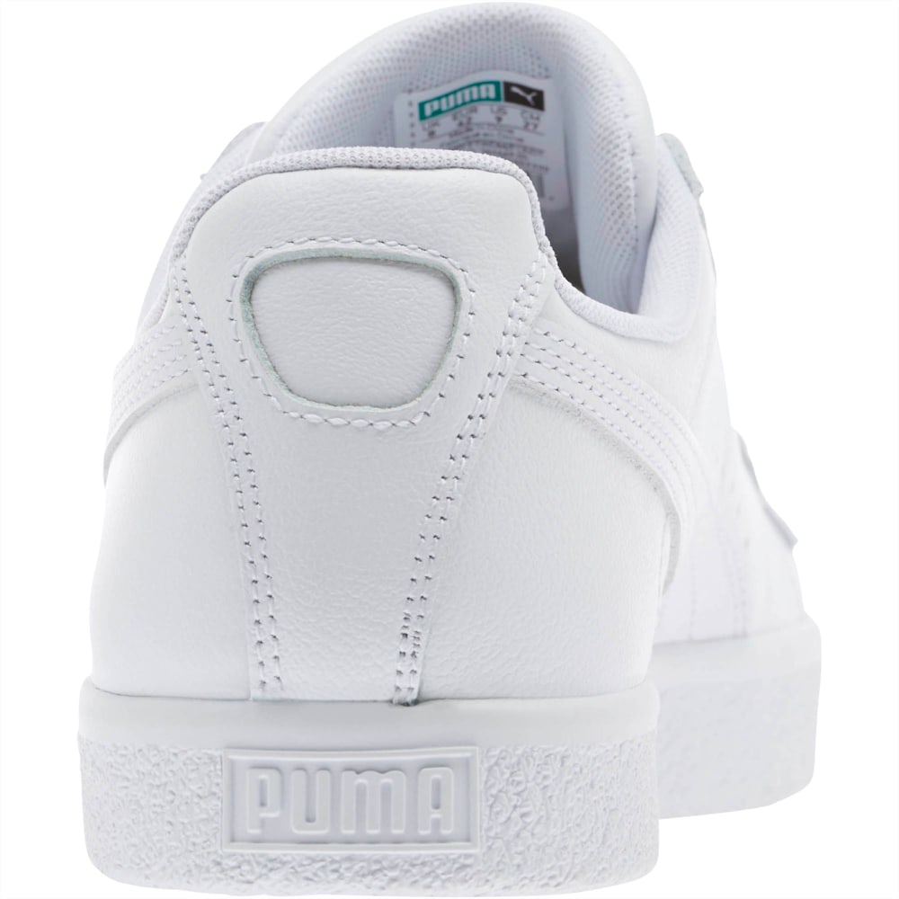 Puma Clyde Core Foil Sneakers - White-Silver