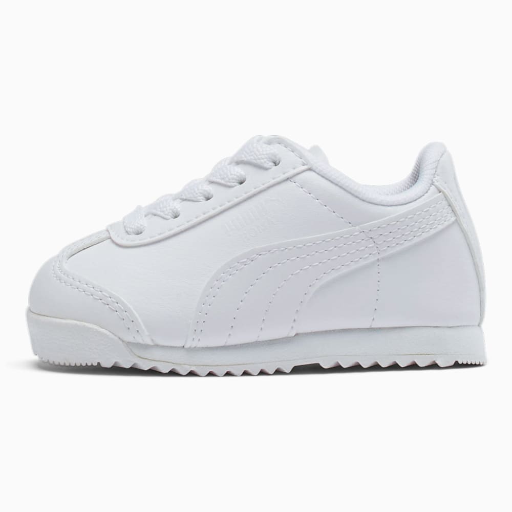 Puma Roma Basic Toddler Shoes - white-light gray