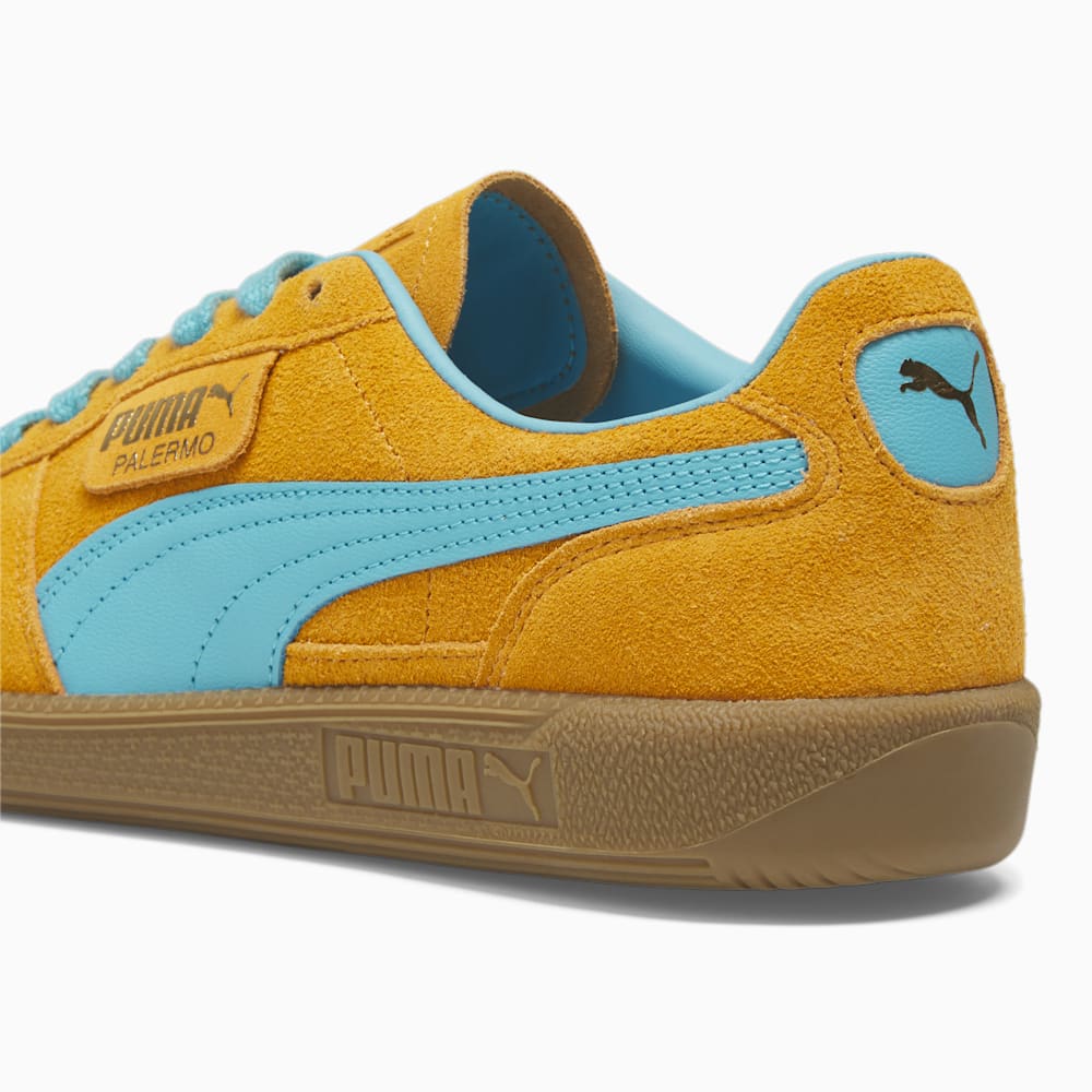 Puma Palermo Sneakers - Dark Cheddar-Bright Aqua-Gold