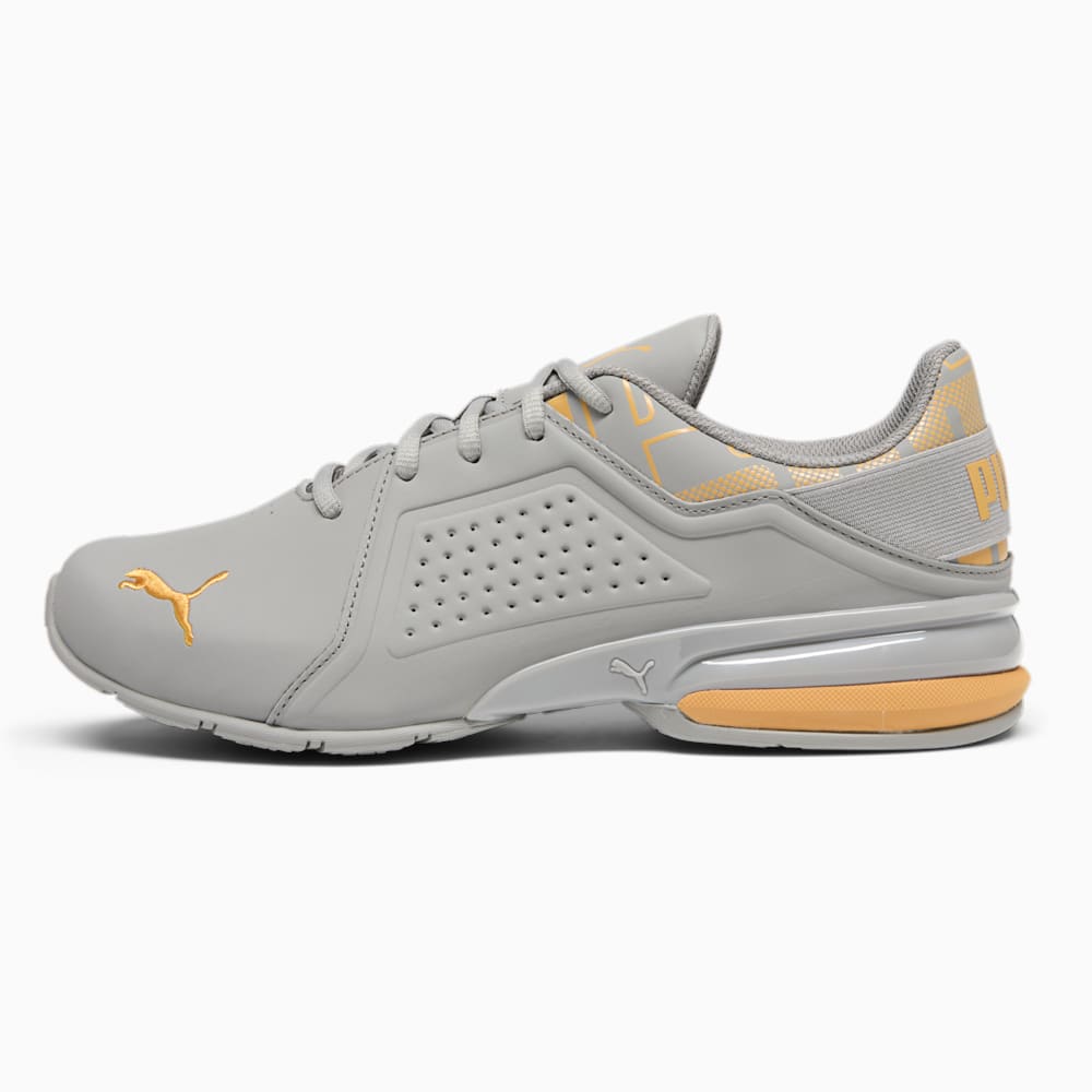 Puma Viz Runner Repeat Wide Running Shoes - Stormy Slate-Ginger Tea