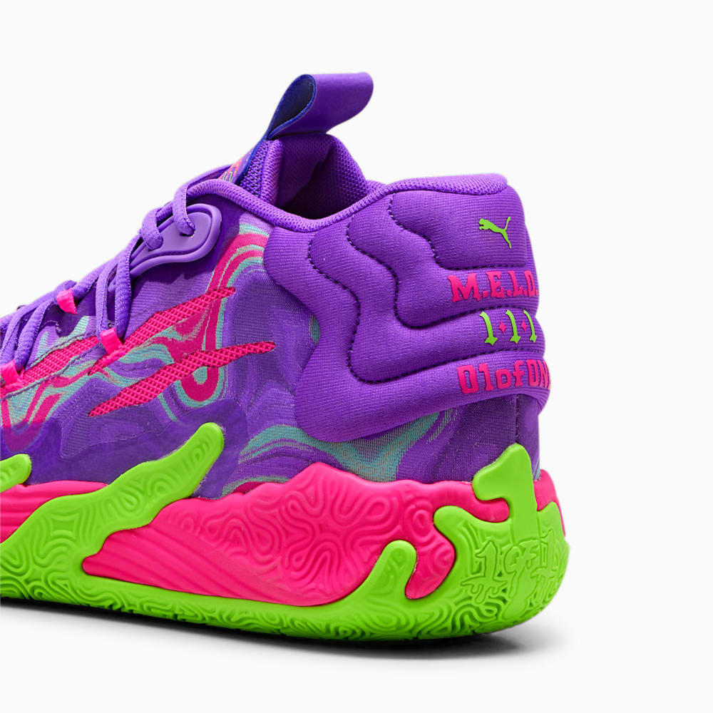 Puma x LAMELO BALL MB.03 Toxic Basketball Shoes - Purple Glimmer-Green Gecko