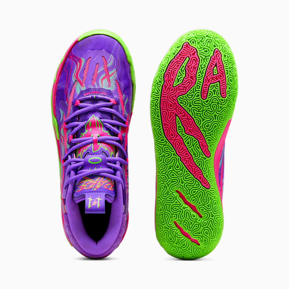 Puma x LAMELO BALL MB.03 Toxic Basketball Shoes - Purple Glimmer-Green Gecko