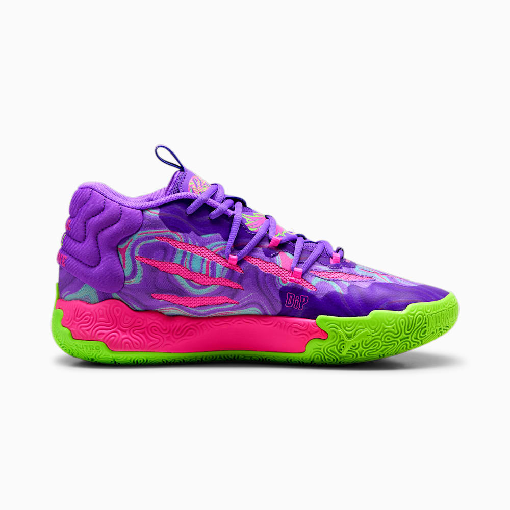 Puma x LAMELO BALL MB.03 Toxic Basketball Shoes - Purple Glimmer-Green Gecko