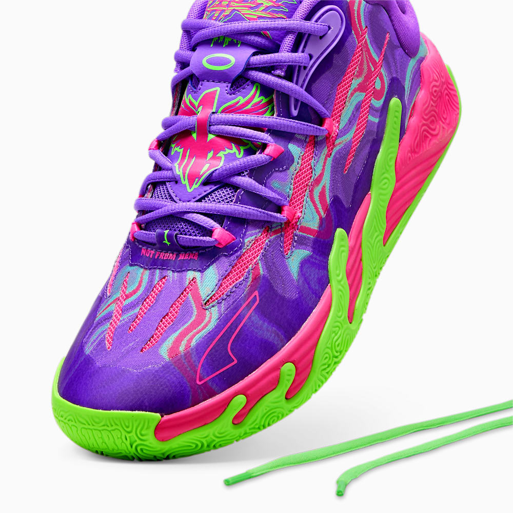 Puma x LAMELO BALL MB.03 Toxic Basketball Shoes - Purple Glimmer-Green Gecko