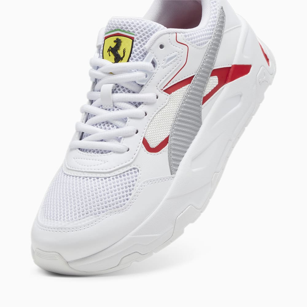 Puma Scuderia Ferrari Trinity Sneakers - White-Silver-Rosso Corsa