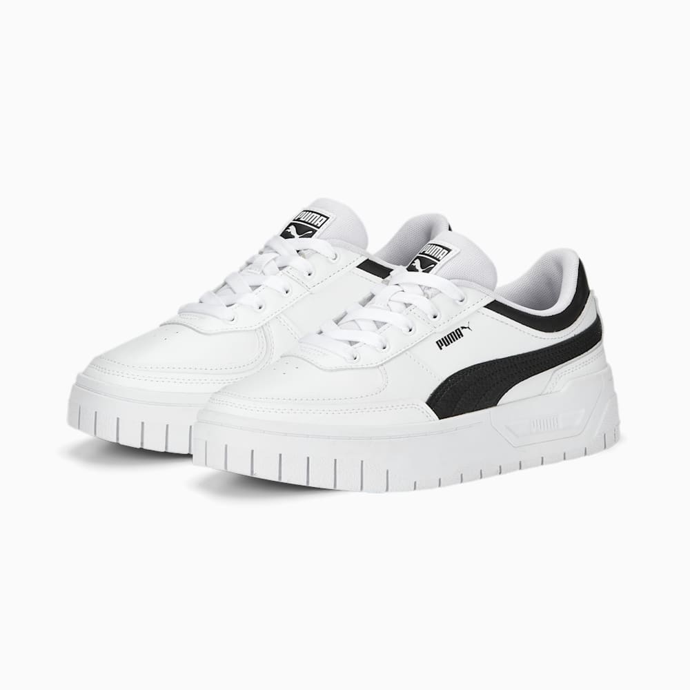 Puma Cali Dream West Coast Leather Sneakers - White-Black