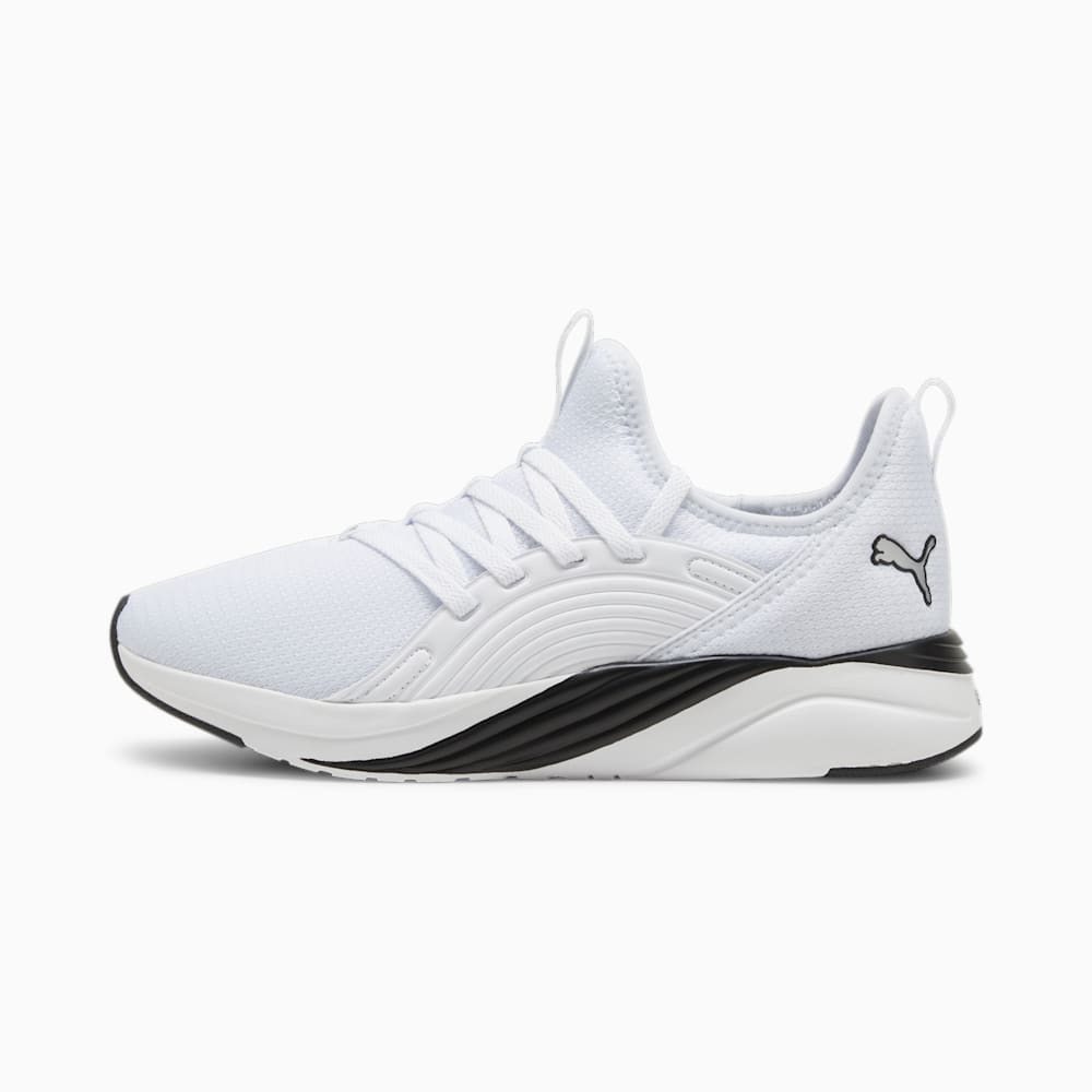 Puma SOFTRIDE Sophia 2 Emboss Running Shoes - White-Black