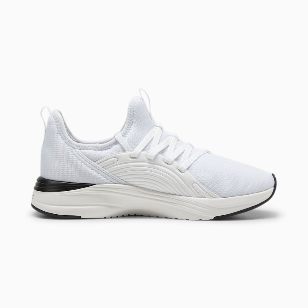 Puma SOFTRIDE Sophia 2 Emboss Running Shoes - White-Black