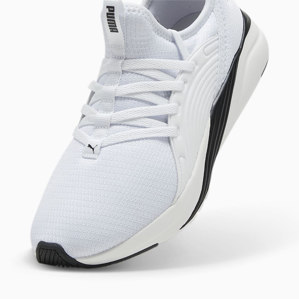 Puma SOFTRIDE Sophia 2 Emboss Running Shoes - White-Black