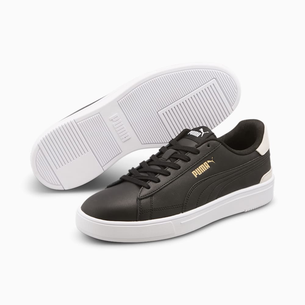 Puma Serve Pro Sneakers - Black-Black-White-Team Gold