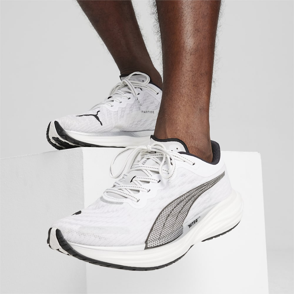 Puma Deviate NITRO™ 2 Running Shoes - White-Black-Silver