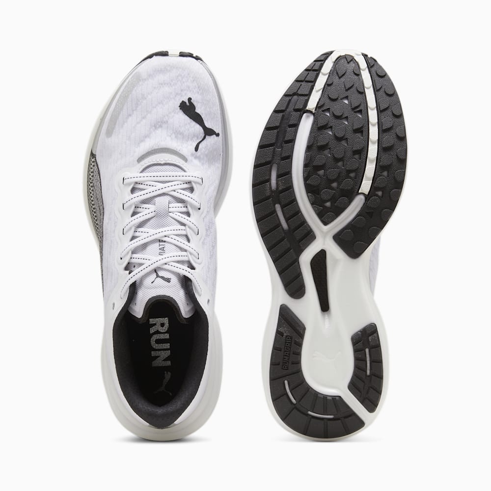 Puma Deviate NITRO™ 2 Running Shoes - White-Black-Silver