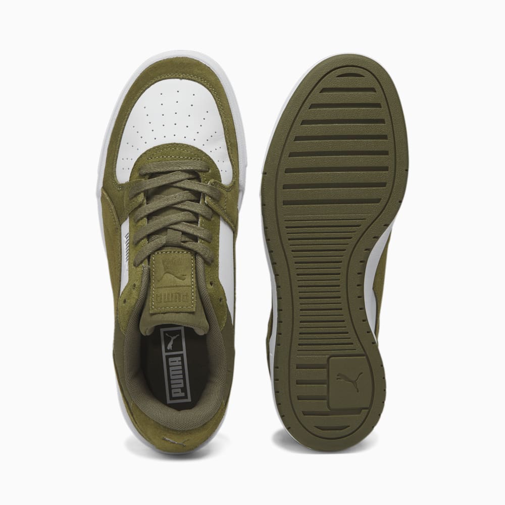 Puma CA Pro Quilt Sneakers - White-Olive Drab