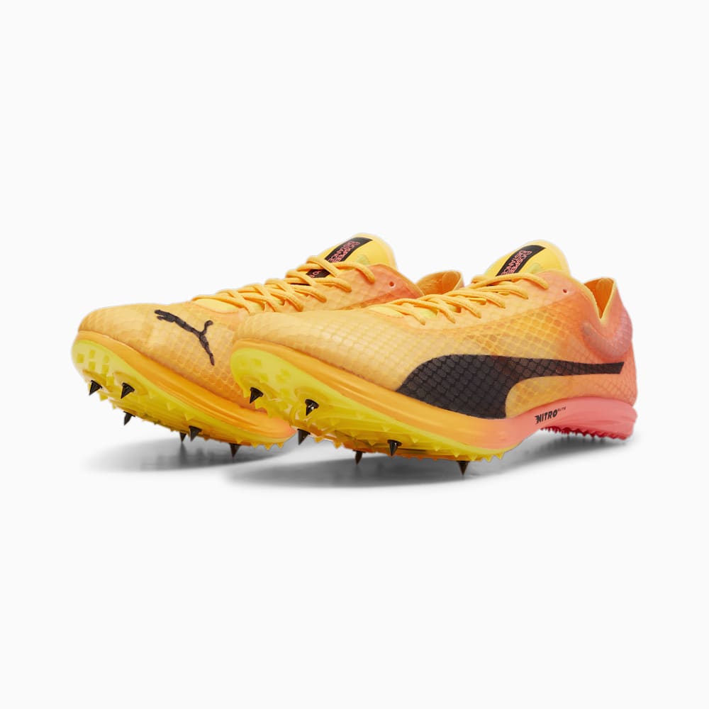 Puma evoSPEED Distance NITRO™ Elite+ 4 Track Spikes - Sun Stream-Sunset Glow-Black