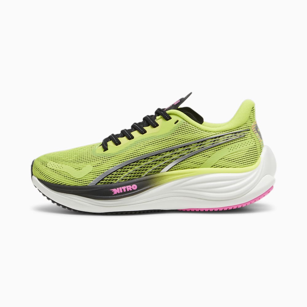 Puma Velocity NITRO™ 3 Psychedelic Rush Running Shoes - Lime Pow-Black-Poison Pink