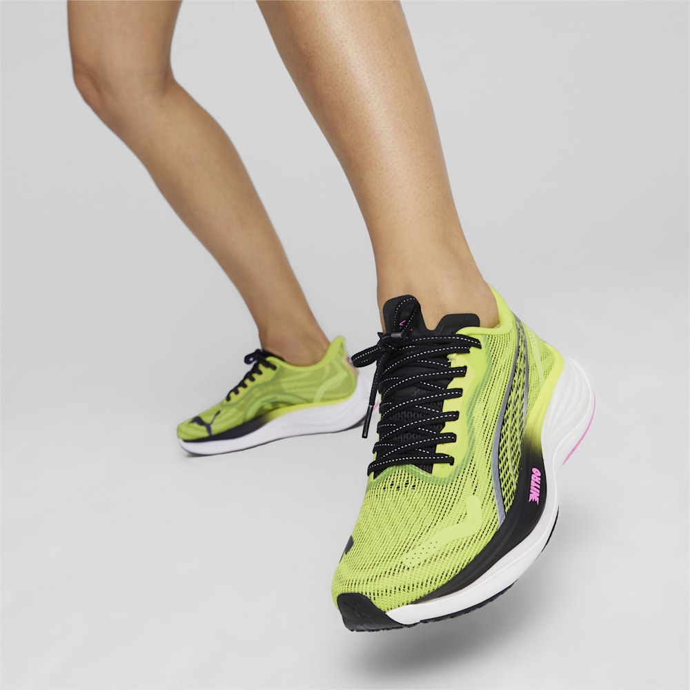 Puma Velocity NITRO™ 3 Psychedelic Rush Running Shoes - Lime Pow-Black-Poison Pink