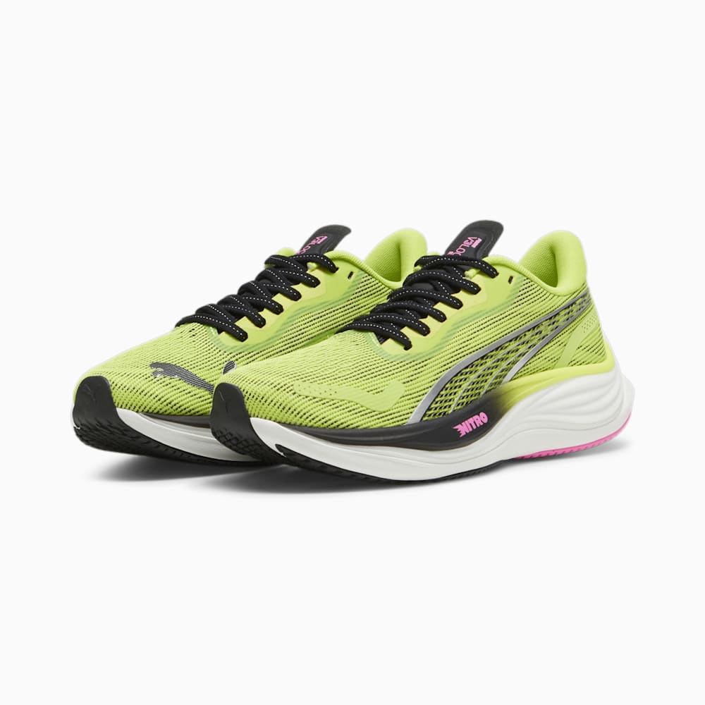 Puma Velocity NITRO™ 3 Psychedelic Rush Running Shoes - Lime Pow-Black-Poison Pink