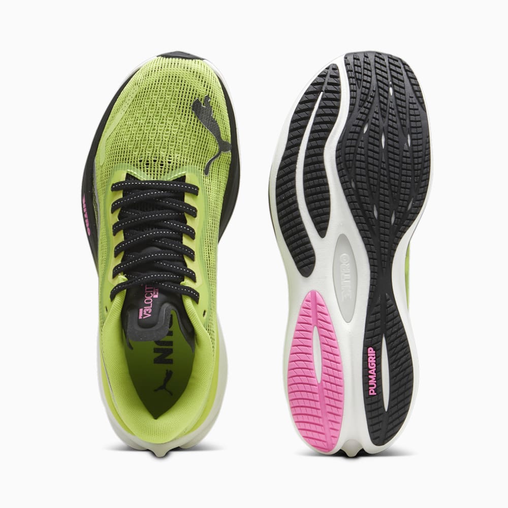 Puma Velocity NITRO™ 3 Psychedelic Rush Running Shoes - Lime Pow-Black-Poison Pink