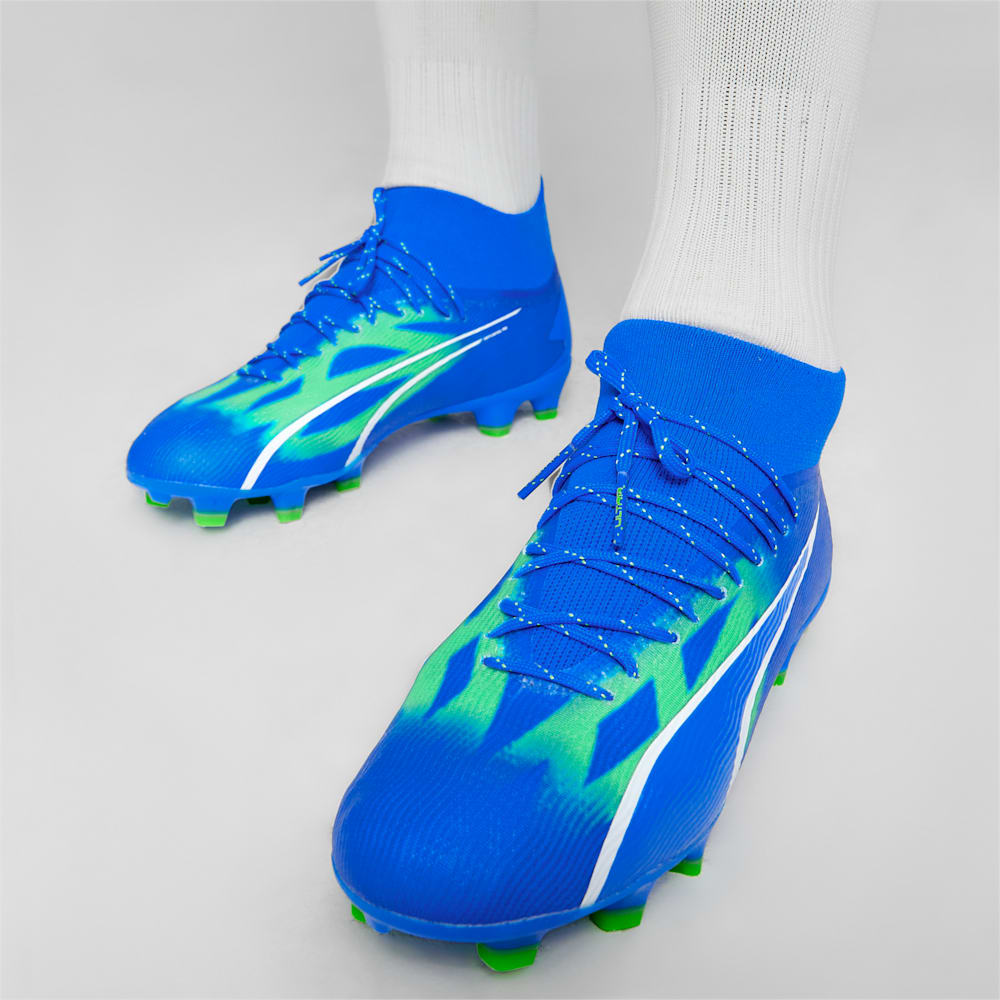 Puma ULTRA PRO FG/AG Soccer Cleats - Ultra Blue-White-Pro Green