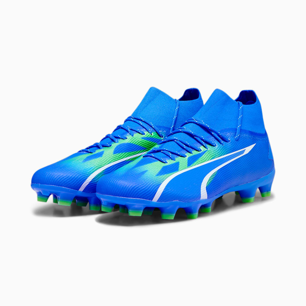 Puma ULTRA PRO FG/AG Soccer Cleats - Ultra Blue-White-Pro Green