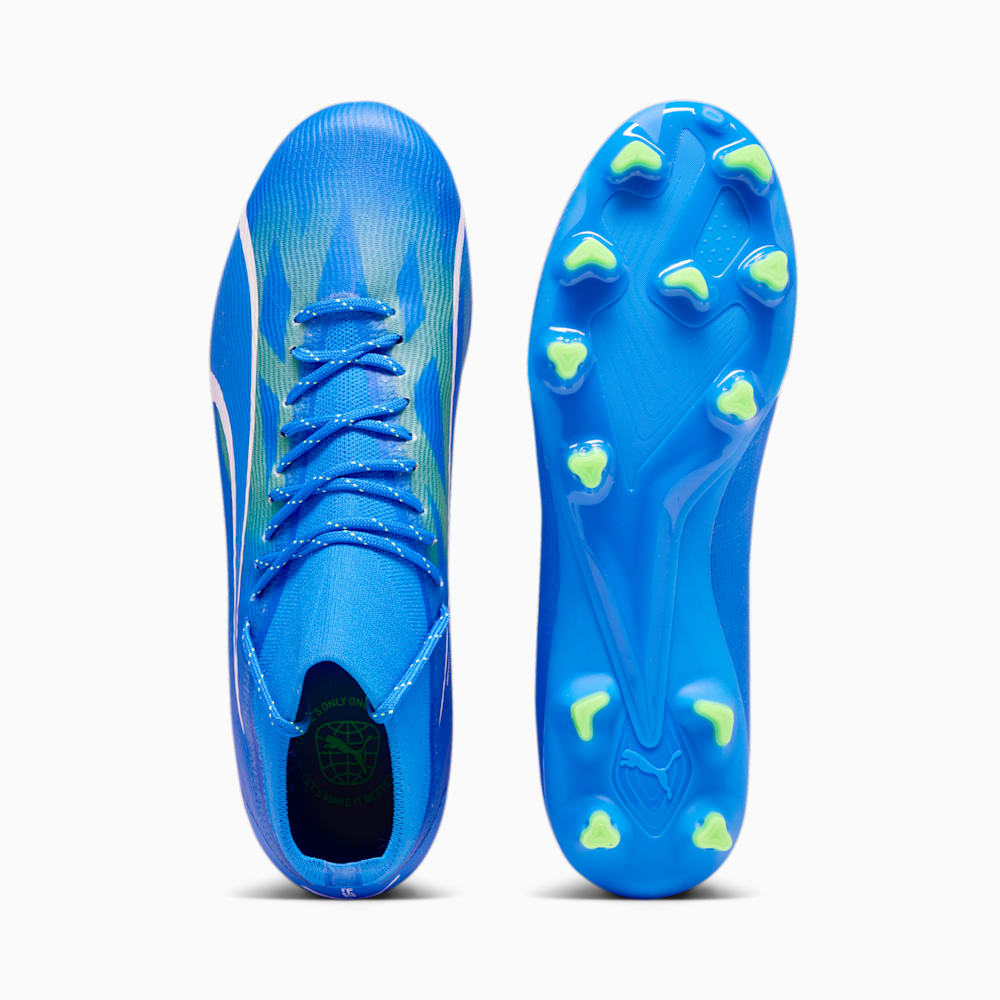 Puma ULTRA PRO FG/AG Soccer Cleats - Ultra Blue-White-Pro Green