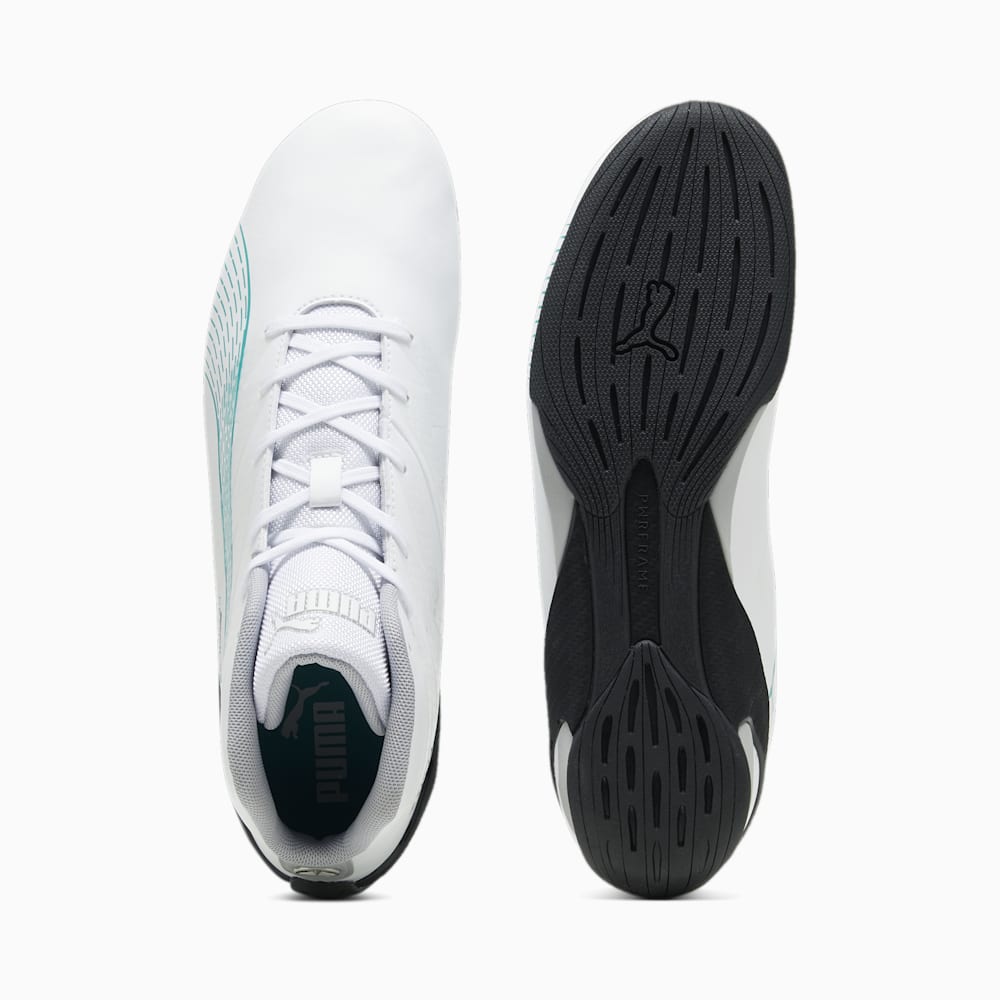 Puma Mercedes AMG-Petronas F1® Motorsport Carbon Cat Mid Driving Shoes - White-Sheen Green