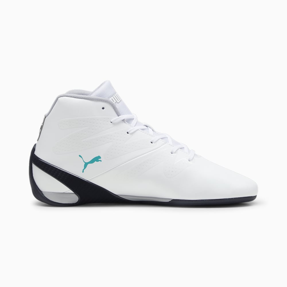 Puma Mercedes AMG-Petronas F1® Motorsport Carbon Cat Mid Driving Shoes - White-Sheen Green