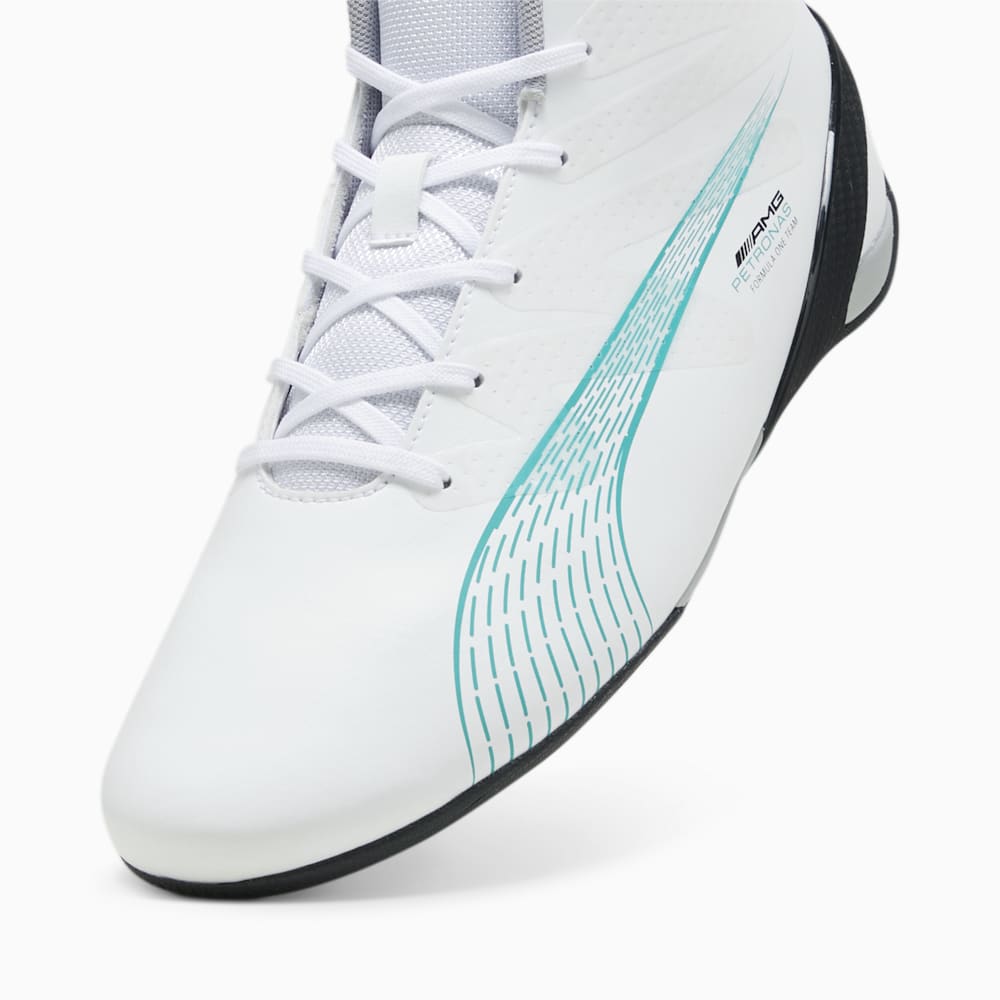 Puma Mercedes AMG-Petronas F1® Motorsport Carbon Cat Mid Driving Shoes - White-Sheen Green