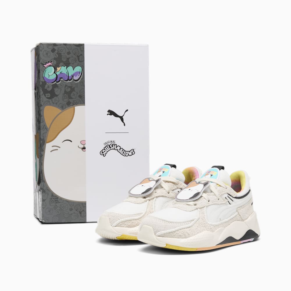 Puma PUMA x SQUISHMALLOWS RS-X Cam Little Kids Sneakers - Warm White-Alpine Snow-Lemon Meringue