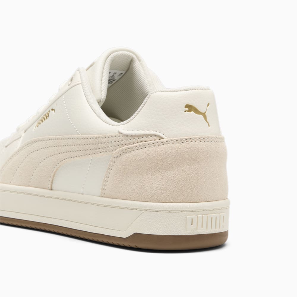 Puma Caven 2.0 Suede Sneakers - Warm White-Frosted Ivory-Gold