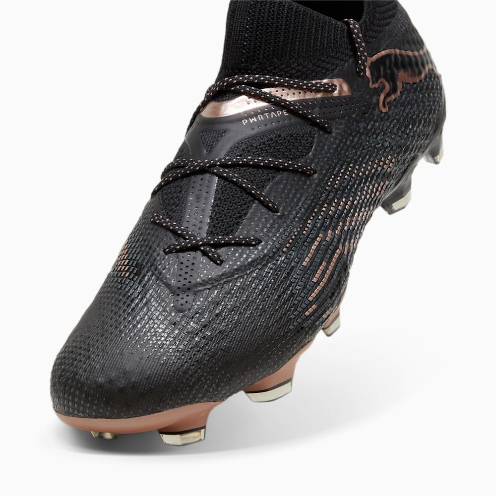 Puma FUTURE 7 ULTIMATE FG/AG Soccer Cleats - Black-Copper Rose