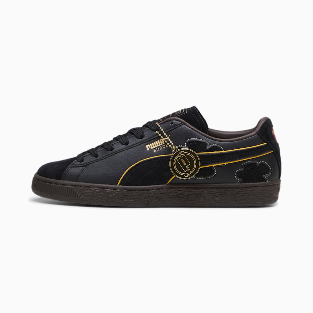 Puma x ONE PIECE Suede Blackbeard Teech Sneakers - Black-Dark Chocolate