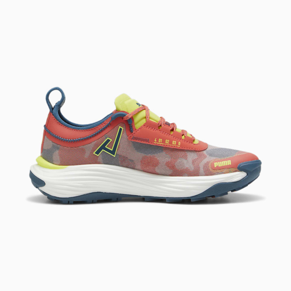 Puma SEASONS Voyage NITRO™ 3 Running Shoes - Active Red-Ocean Tropic-Lime Pow