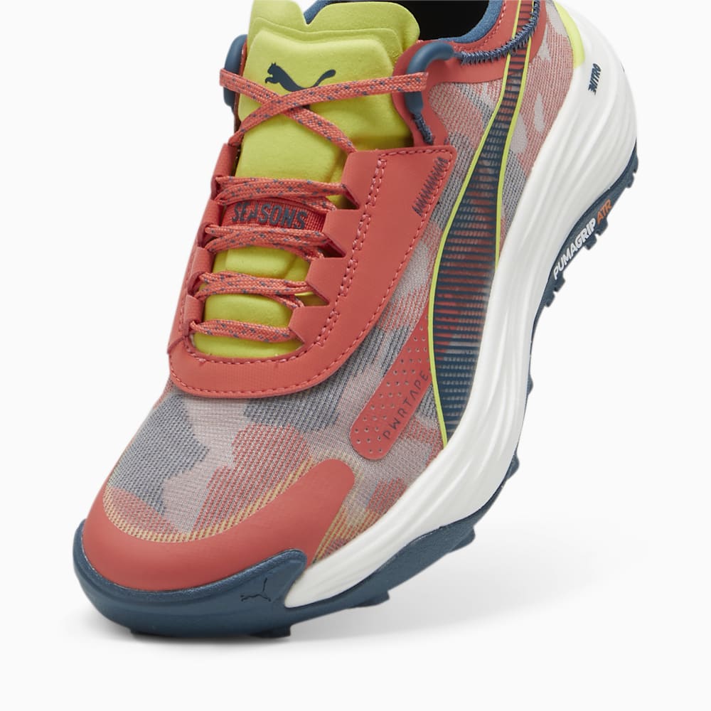 Puma SEASONS Voyage NITRO™ 3 Running Shoes - Active Red-Ocean Tropic-Lime Pow