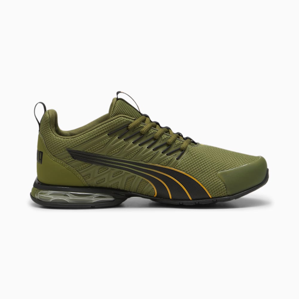 Puma Voltaic Evo Running Shoe - Olive Green-Black-Clementine