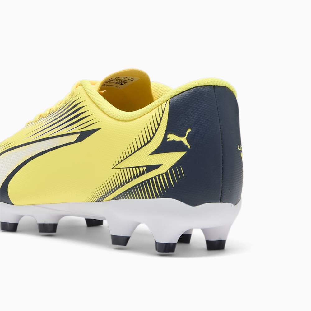 Puma ULTRA PLAY FG/AG Soccer Cleats - Yellow Blaze-Navy-White