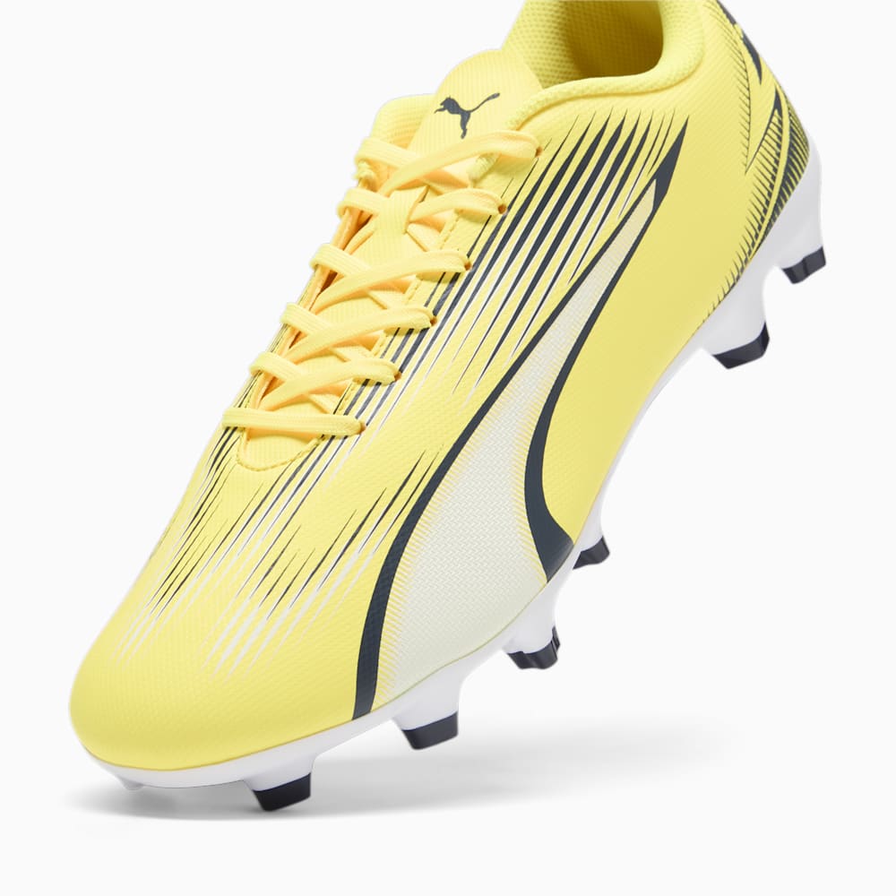 Puma ULTRA PLAY FG/AG Soccer Cleats - Yellow Blaze-Navy-White